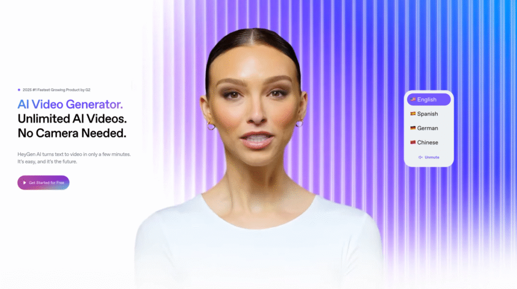 15 ücretsiz yapay zeka - HeyGen